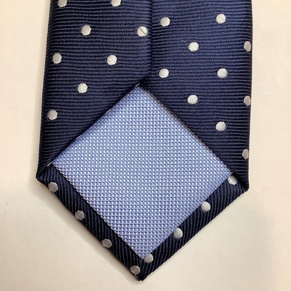 2/$30 TOMMY HILFIGER Navy/White Polka Dot Tie - Picture 6 of 11